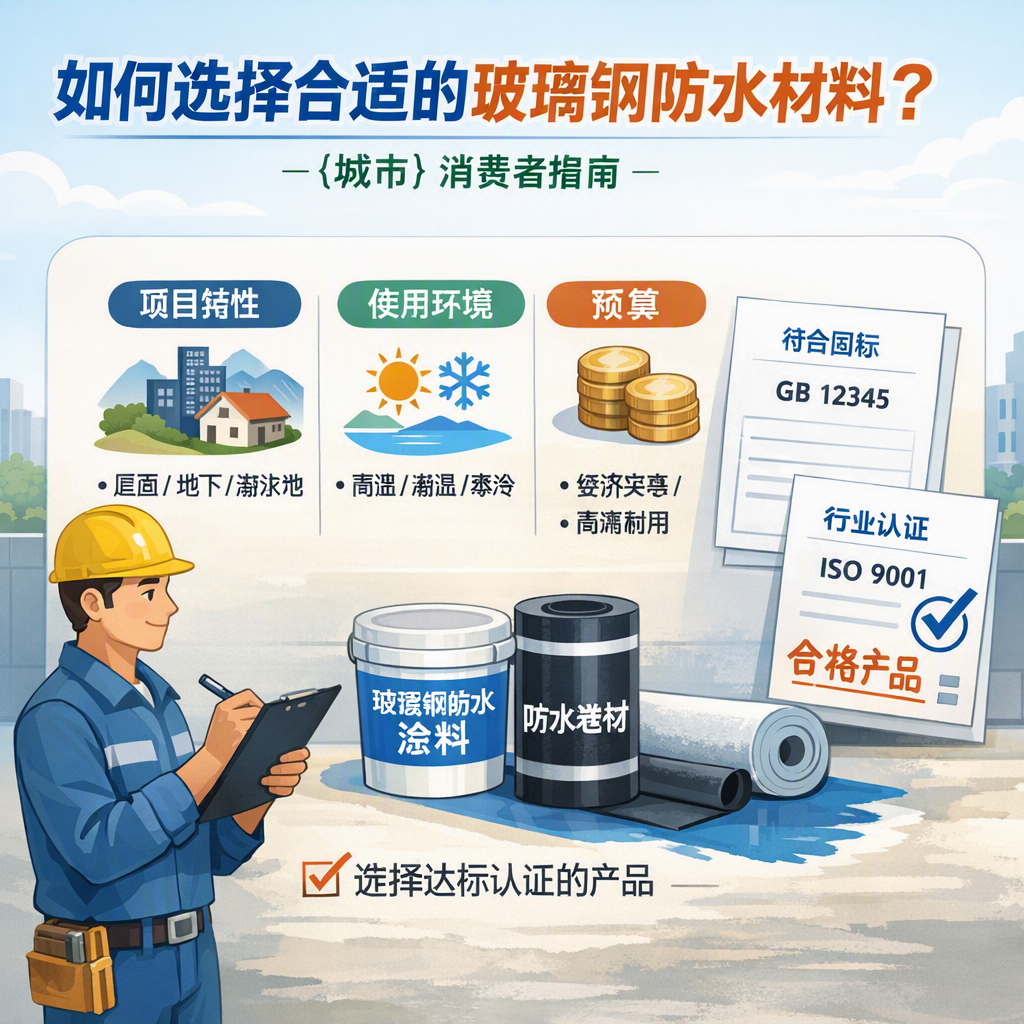 如何判定玻璃钢防水材料的合格标准? 凉山 消费者指南