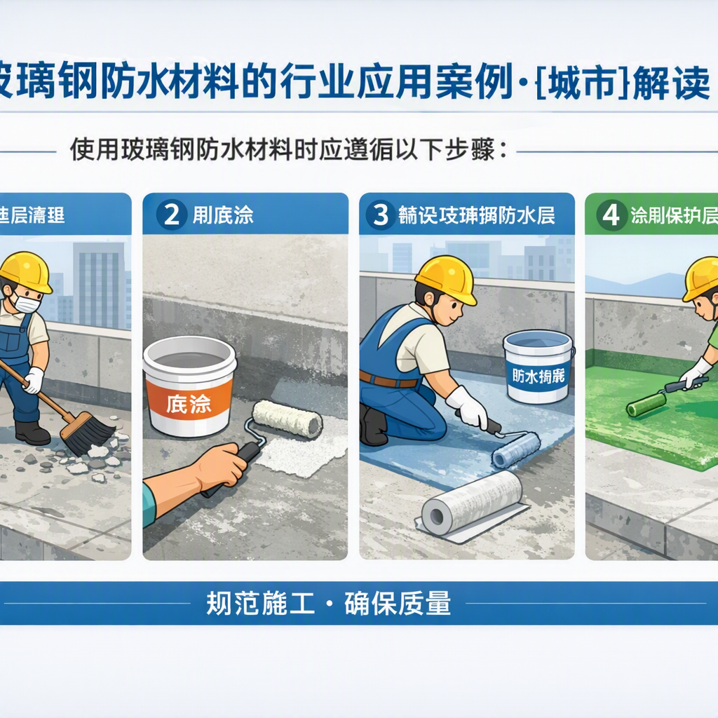 玻璃钢防水材料的行业应用案例,凉山解读